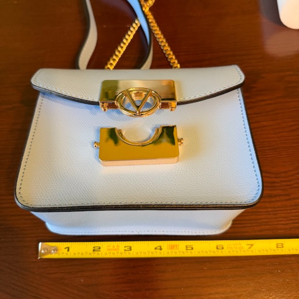 Mario Valentino Small Shoulder Bag (Light Blue)